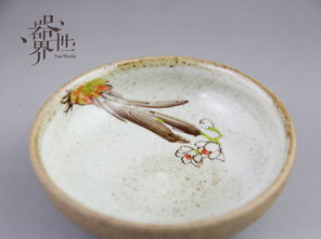 精品茶具 原創(chuàng)手繪粗陶茶盞系列 小茶器,大世界