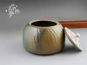 器世界 精品茶具 原創(chuàng)手繪粗陶茶葉罐 藝術無處不在